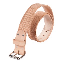2" Wide Leather Work Belt with 1-Tongue Roller Buckle